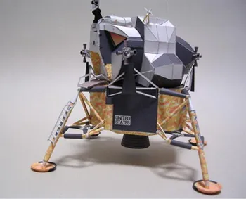 1/48 Лунного модуля Apollo 11 Apollo Plan 14 см 3D бумажная модель DIY Игрушка ручной работы