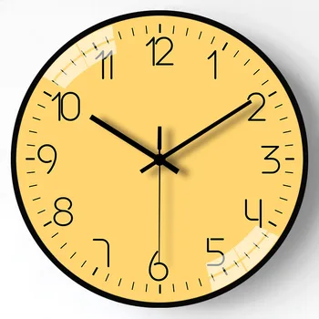 10-дюймовые кварцевые Бесшумные настенные часы с большим числом, часы нового дизайна для детей, Детская Гостиная, Спальня, Кухня, домашний декор