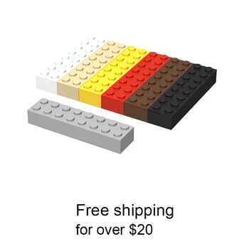 10 шт. деталей MOC, совместимых с 3007 Brick, 2 X 8 собранных строительных блоков, развивающие игрушки для детей, креативный подарок Particle