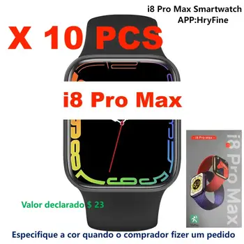10 шт. смарт-часов I8 Pro Max, оптовая продажа, прямая поставка, умные часы В Бразилию (укажите цвет при заказе) Заявлено на $23