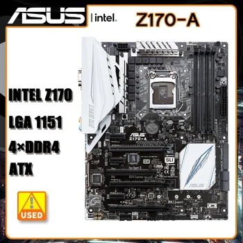 1151 Материнская плата Asus Z170-A Материнская плата Intel Z170 Материнская плата DDR4 64 ГБ PCI-E 3,0 HDMI USB2.0 VGA M.2 Для 6-го поколения Core i7i5i3