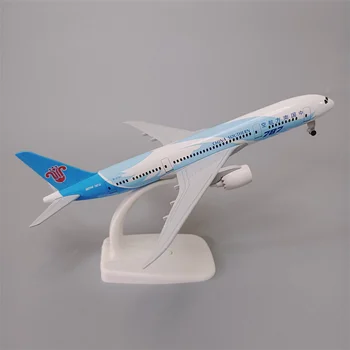 19 см Модель самолета Air China Southern Airlines B787 Boeing 787 Airways из легированного металла, изготовленная на заказ Модель самолета Самолет с колесами