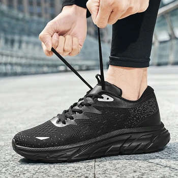 2023 Мужская повседневная обувь на шнуровке, Сетчатые кроссовки, легкая Удобная дышащая обувь для ходьбы, Tenis Masculino Zapatillas Hombre