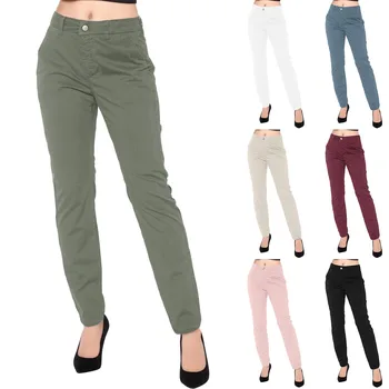 2023 Новые женские джинсы с высокой талией, модные эластичные узкие джинсовые брюки-карандаш, повседневные офисные женские брюки, одежда