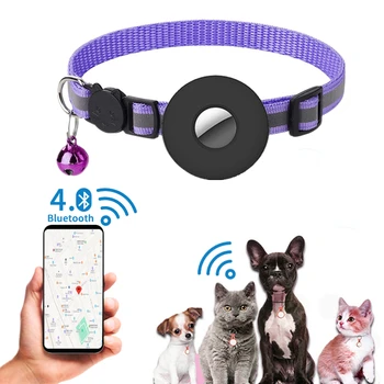 2023 Новый GPS-трекер для домашних животных, носимый ошейник, локатор BluetoothSmart, Электронное обнаружение собак, инструмент для отслеживания записей против потери
