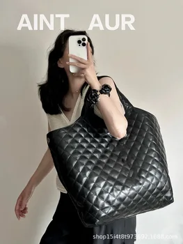 2023, хит продаж, женская сумка из натуральной кожи, супер большая сумка для мамы на одно плечо, модная женская сумка