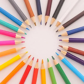 24 цвета Деревянные цветные карандаши художественные наборы акварельный карандаш для рисования эскизов Набор карандашей для рисования Студенческие художественные принадлежности