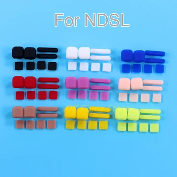 300 комплектов накладок для винтовых ножек для игровой консоли NDSL Резиновая накладка для винтовых ножек для Nintendo DS Lite 9 цветов по желанию