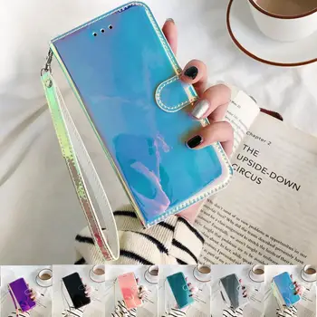3D Зеркальный Кожаный Чехол na для Samsung Galaxy A51 A71 A30S A50 A40 A20e M30s S8 S9 S10 S20 Plus Ultra FE Откидная Крышка-подставка Для телефона