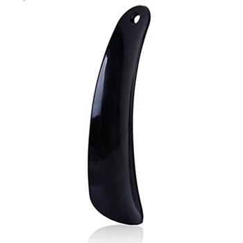3X 4,7-дюймовый пластиковый подъемник для рожка для обуви Гибкий Прочный Скользящий Черный