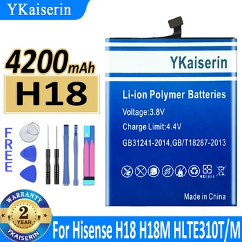 4200 мАч YKaiserin Аккумулятор H18 Для Аккумуляторов мобильных телефонов Hisense HLTE310T/M HLTE310TM H18M H18