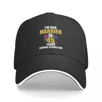45-летняя годовщина свадьбы Бейсбольная кепка Wild Ball Hat Bobble Hat Рыболовные кепки Гольф Женская шляпа мужская