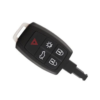 5 Кнопок Автомобиля Smart Remote Автомобильный Брелок Shell Case Подходит для Volvo C70 C30 V50 S40 2011 2010 2009 2008 2007