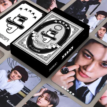55 карточек / набор Stray Kids 5-STAR LOMO card 2023 фотокарточка печать изображений подарочный Альбом фотокарточки для фанатов FELIX HYUN JIN KPOP