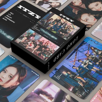 55 шт./компл. Kpop ITZY Новый Альбом Voltage LOMO Cards HD Печатный Фотоальбом Фотокарточки Для Коллекции Фанатов Фотокарточки Подарок