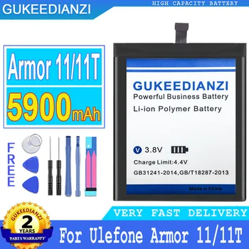 5900 мАч Аккумулятор GUKEEDIANZI Для Ulefone Armor 11/11 T Armor11 Armor11T Сменные Батареи Большой Мощности Bateria