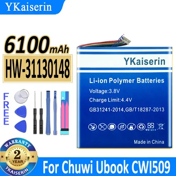 6100 мАч YKaiserin Аккумулятор HW-31130148 H-31130148P (CWI509) для планшетного ПК Chuwi Ubook CWI509 7-проводной Bateria