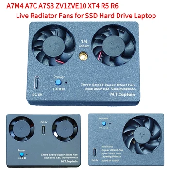 A7M4 A7C A7S3 ZV1ZVE10 XT4 R5 R6 Комплект Для Записи 4K Радиатор Подключи и Играй Вентилятор Системы Охлаждения Высокоскоростной для Мобильной Микрокамеры