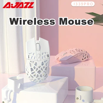 AJAZZ I339Pro 2.4G Беспроводная Игровая Мышь 16000 точек на дюйм Программируемые Мыши 7 Кнопок Проводная Мышь Легкий Датчик PMW3338 для ПК
