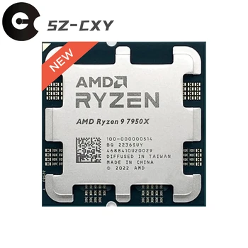 AMD Ryzen 9 7950X R9 7950X 16-Ядерный 32-Потоковый Настольный процессор 5NM L3 = 64M 100-000000514 Socket AM5 Новый Без Вентилятора