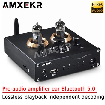 AMXEKR VOL-65U Передовая трубка USB Флэш-накопитель TF Карта Плеер Без потерь Предварительный усилитель звука Ear Bluetooth 5.0