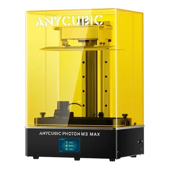 Anycubic Photon M3 Max с высоким разрешением, монохромный ЖК-3D-принтер на основе смолы большого размера для стоматологии