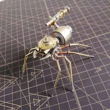 DIY Metal Spider Настольный Набор Моделей Механических Насекомых в стиле Стимпанк, Собранная Игрушка для детей и Взрослых - Готовый продукт