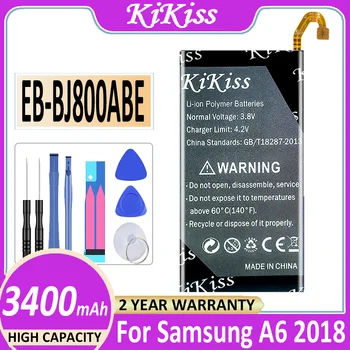 EB-BJ800ABE Аккумулятор емкостью 3400 мАч для Samsung Galaxy A6 (2018) SM-A600 A600F Galaxy J6 J600F Батареи + Бесплатные инструменты