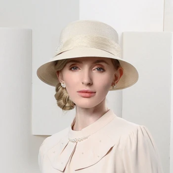 EE 7296 новый контрактный джокер сезона весна-лето 2023 не позволяет греться в соломенной шляпе от солнца с цветочным украшением элегантной женщине