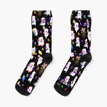 Final Fantasy Moogles Socks Смешные носки мужские в стиле хип-хоп