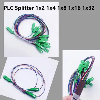 Ftth Волоконно-оптический ПЛК-разветвитель 1x2 1x4 1x8 1x16 1x32 SC/APC SM Однорежимный G657A1 FTTH PLC-разветвитель APC Connector SC Connector