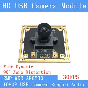 Full HD WDR 90 ° С Нулевым искажением OTG UVC Веб-камера 30 кадров в секунду USB-модуль Камеры Съемка с подсветкой Широкий Динамический Звук с поддержкой Linux 1080P