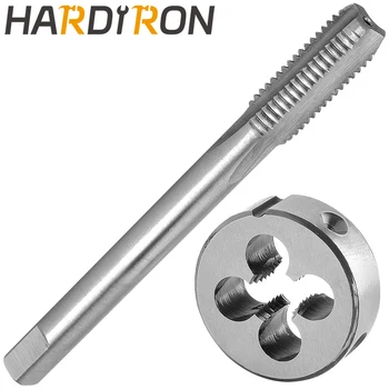 Hardiron M7 X 1 Набор метчиков и штампов Правая Рука, M7 x 1.0 Машинный метчик с резьбой и круглая матрица