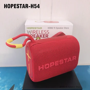 HOPESTAR-H54 Bluetooth Динамик LED IPX7 Водонепроницаемая Звуковая Панель Беспроводная Портативная Колонка Музыкальный Центр Сабвуфер Радио caixa de som