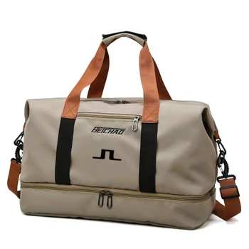 J.lindeberg 2023 Новая Сумка для гольфа, легкая Высококачественная сумка для спортивной обуви, водонепроницаемая сумка для одежды, дорожная сумка через плечо, Бостонская сумка
