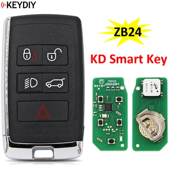 KEYDIY Универсальный смарт-ключ KD серии ZB ZB24 для дистанционного управления автомобильными ключами KD-X2 KD-MAX Подходит для более чем 2000 моделей Land Rover и Jaguar