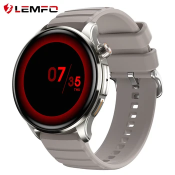 LEMFO Смарт-Часы Мужские Bluetooth Call Smartwatch Мужские 100 + Циферблаты Спортивных режимов 1,43 Дюйма 466 * 466 30 Дней Жизни Amoled Экран