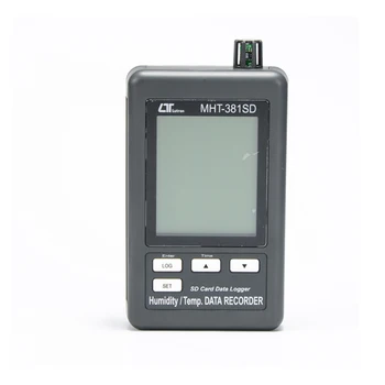 LUTRON MHT-381SD MHT381SD Широкоэкранный цифровой регистратор температуры и влажности с SD-картой