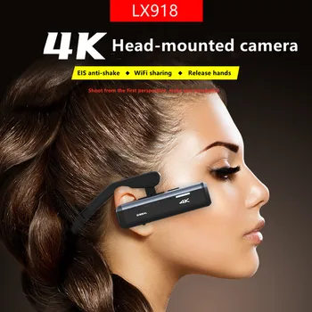 LX918 4K Умный Мини-Видеомагнитофон Спортивная Камера на голову EIS Камера с защитой от встряхивания IP65 Водонепроницаемый Видеорегистратор Ночного Видения DVR
