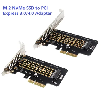 M.2 PCIe NVMe SSD К PCI-E 3,0/4,0 Карта адаптера Для Поддержки PCI Express 3,0 X4 2230-2280 32 Гбит/с Светодиодный индикатор для Windows/Mac/Linux