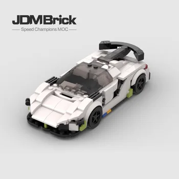 MOC-78569 Модель автомобиля Строительный блок из мелких частиц Jesko Assembly Креативный Подарочный набор игрушек для мальчиков