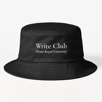 Mount Royal University Creative Writing Bucket Hat, спортивные кепки для улицы, однотонные, для мальчиков, повседневные, весенние,
 Черные, мужские, недорогие,
