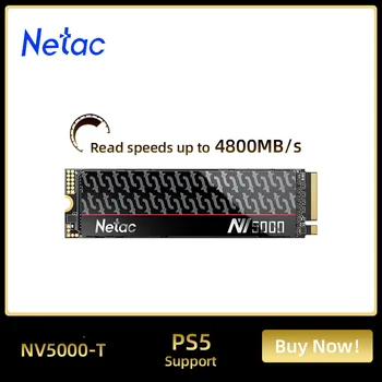Netac Ssd NVMe M2 500GB 1TB 2TB NVMe Ssd M.2 2280 PCIe 4.0X4 Внутренний Твердотельный Накопитель Жесткий Диск для Настольного ноутбука PS5