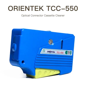 ORIENTEK TCC-550 Коробка для чистки оптоволокна, Очиститель оптоволоконных разъемов, Кассета для очистки оптоволоконных коннекторов 500 раз