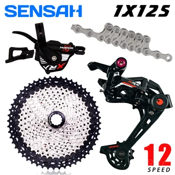 SENSAH XRX 1x12 Mountain bike Groupset пальчиковый дисковый фиксатор регулируемый задний диск 12 скоростной маховик ZRACE звездочка MTB M8000 H L