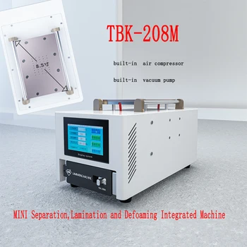 TBK-208M Многофункциональная интегрированная МИНИ-машина для разделения, ламинирования и пеногашения 3-В-1 для беспроблемного ремонта экрана