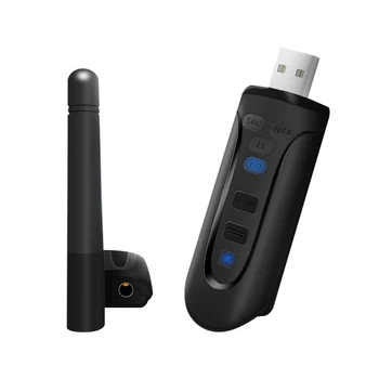 USB Bluetooth-совместимый Ключ BT5.3 Беспроводной компьютерный адаптер aptX HD-Адаптивный Динамик Музыкальный передатчик P9JD