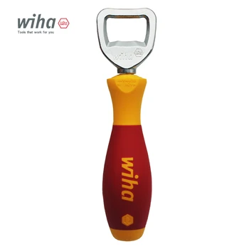 Wiha Tool SoftFinish® Многофункциональная открывалка для бутылок с ручкой-отверткой Подходит для мастерской и кухни 04703