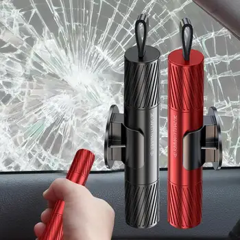Window Breaker Seat-belt Cutter Alloy Car Safety Hammer Emergency Glass Breaker Резак для ремней безопасности и стеклобой 2-в-1