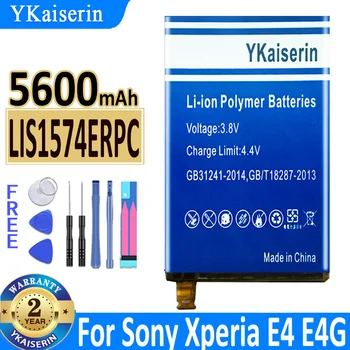 YKaiserin Сменный Аккумулятор Для SONY Xperia E4 E2003 E2033 E2105 E2104 E2115 LIS1574ERPC Аккумуляторная Батарея Телефона 5600 мАч